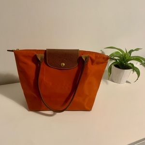 LONGCHAMP Long Handle Small Tote, La Pliage ‘Shopping’ - Modèle Déposé | Poppy